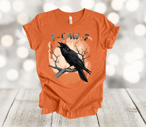 Black Bird Shirt, Funny Crow, F-Caw-F, Black Crow, Raven, Premium Soft Unisex Tee