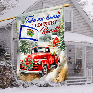 Take Me Home Country Roads West Virginia State Flag