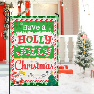 Have A Holly Jolly Christmas Flag