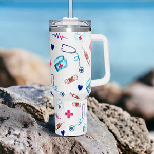 Personalized Nurse 40oz Tumbler - Gift For Nurse