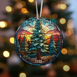 Christmas Tree 2023 Ceramic Ornament