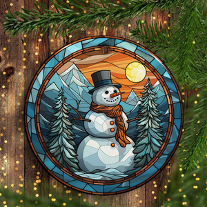 Snowman Christmas 2023 Ceramic Ornament