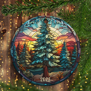 Christmas Tree 2023 Ceramic Ornament