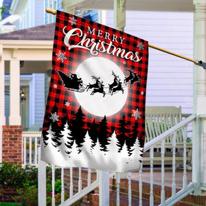 Merry Christmas Flag - Christmas Holiday Decoration
