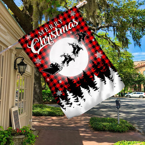 Merry Christmas Flag - Christmas Holiday Decoration