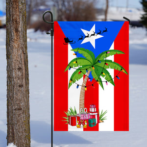 Puerto Rico Merry Christmas Feliz Navidad Flag