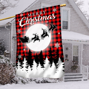 Merry Christmas Flag - Christmas Holiday Decoration
