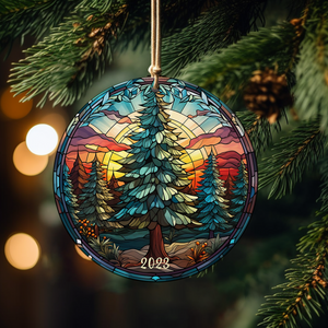 Christmas Tree 2023 Ceramic Ornament