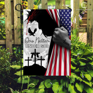 God Jesus Flag One Nation Under God Flag