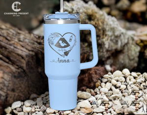 Personalized Sonographer Name 40oz Tumbler - RDMS Gifts - Ultrasound Tech Gifts