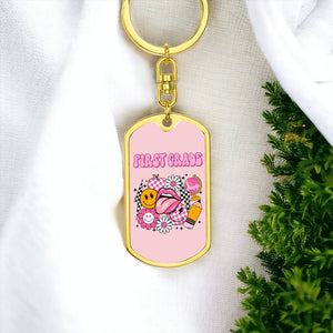 First Grade Keychain