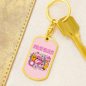 First Grade Keychain