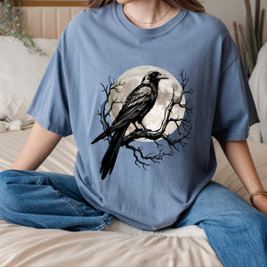 Black Bird Shirt, Funny Crow, F-Caw-F, Black Crow, Raven, Premium Soft Unisex Tee