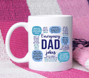 Emergency Dad Jokes - White Mug MG10