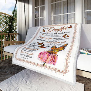 To My Daughter - How Special You Are To Me - Fleece Blanket FB06V