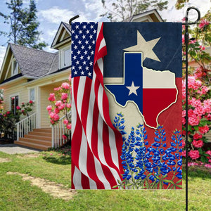 Texas Bluebonnets Flag