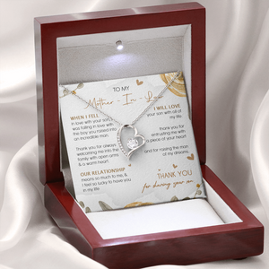 To My Mother In Law - Thank You For Sharing Your Son - Forever Love Necklace SO23TU
