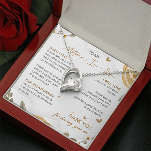 To My Mother In Law - Thank You For Sharing Your Son - Forever Love Necklace SO23TU