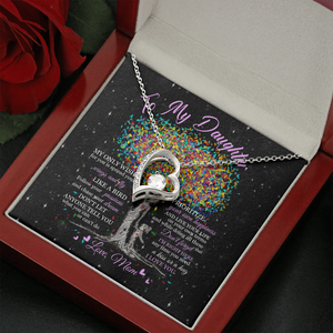 To My Daughter - Live Your Life - Forever Love Necklace SO178T