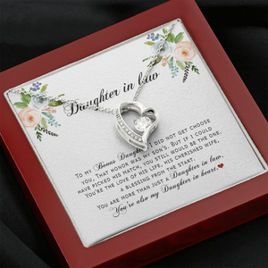 Daughter In Law - You Are Also My Daughter In Heart - Forever Love Necklace SO167V