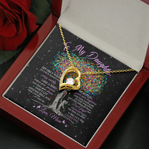 To My Daughter - Live Your Life - Forever Love Necklace SO178T