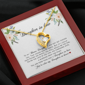 Daughter In Law - You Are Also My Daughter In Heart - Forever Love Necklace SO167V