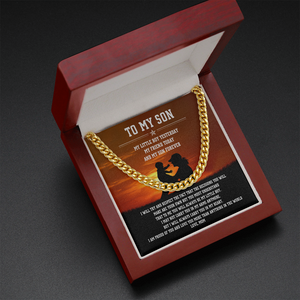 To My Son - I Am Proud Of You - Cuban Link Chain SO84