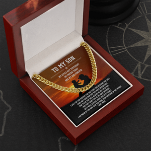 To My Son - I Am Proud Of You - Cuban Link Chain SO84