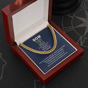 To My Son - You Will Always Have Me Graduation - Cuban Link Chain SO79V