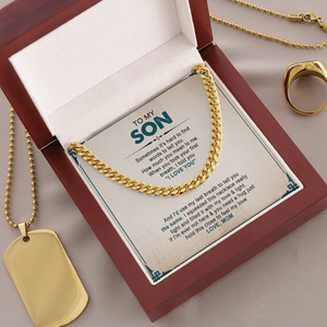 To My Son - You Mean The Word To Me - Cuban Link Chain SO93V