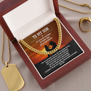 To My Son - I Am Proud Of You - Cuban Link Chain SO84