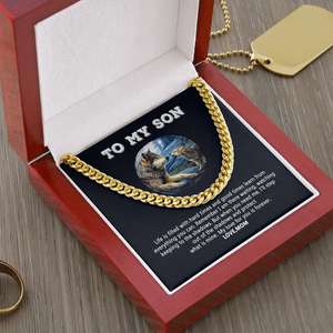 To My Son - My Love For You Is Forever - Cuban Link Chain SO109V