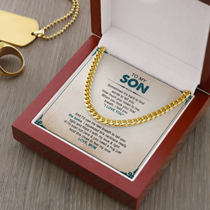 To My Son - You Mean The Word To Me - Cuban Link Chain SO93V