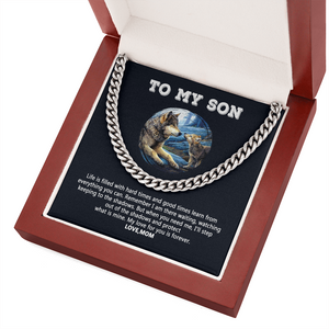 To My Son - My Love For You Is Forever - Cuban Link Chain SO109V