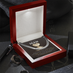 To My Man - I Love You Forever & Ever - Cuban Link Chain SO81V