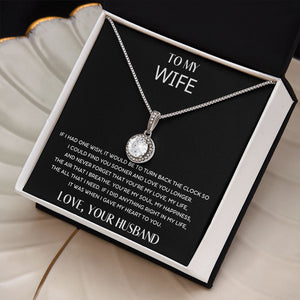 HUSBAND WIFE - YOU'RE MY SOUL, MY HAPPINESS - ETERNAL HOPE NECKLACE
