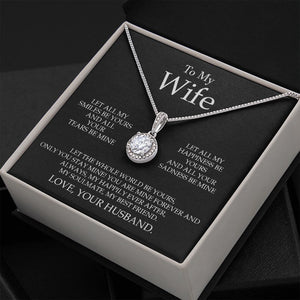 Husband Wife - My Soulmate My Best Friend - Eternal Hope Necklace
