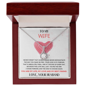 HUSBAND WIFE - THE ONE I'D CHOOSE AGAIN - ETERNAL HOPE NECKLACE