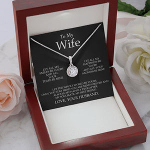 Husband Wife - My Soulmate My Best Friend - Eternal Hope Necklace