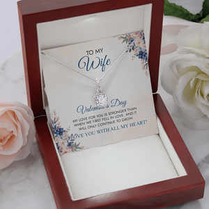 To My Wife - Happy Valentine's Day - Necklace SO23v5.1