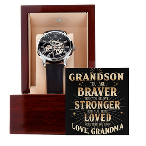 To My Grandson - Braver Stronger And Loved More - Watch WH01T