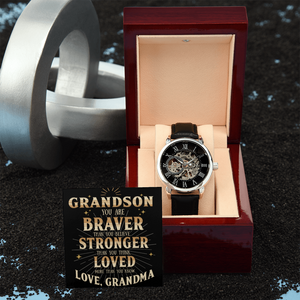 To My Grandson - Braver Stronger And Loved More - Watch WH01T