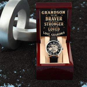 To My Grandson - Braver Stronger And Loved More - Watch WH01T