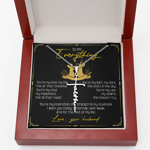 To My Everything - You Are My Soul And Happiness - Faith Necklace SO115T
