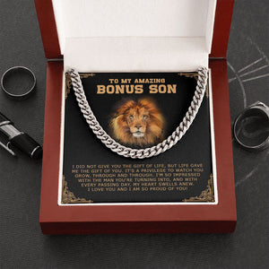 Bonus Son - I Am So Proud Of You - Cuban Link Chain SO189V