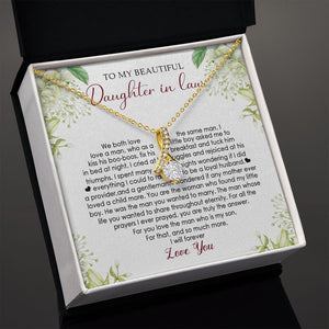 Daughter In Law - I Will Forever Love You - Alluring Beauty Necklace