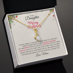 Daughter Mom - Merry Christmas - Alluring Beauty Necklace