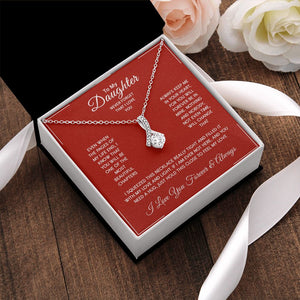 Daughter - I Love You Forever And Always - Alluring Beauty Necklace