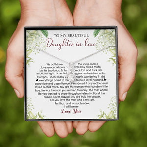 Daughter In Law - I Will Forever Love You - Alluring Beauty Necklace