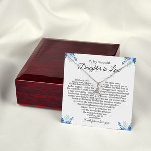 Daughter In Law - I Will Forever Love You - Alluring Beauty Necklace